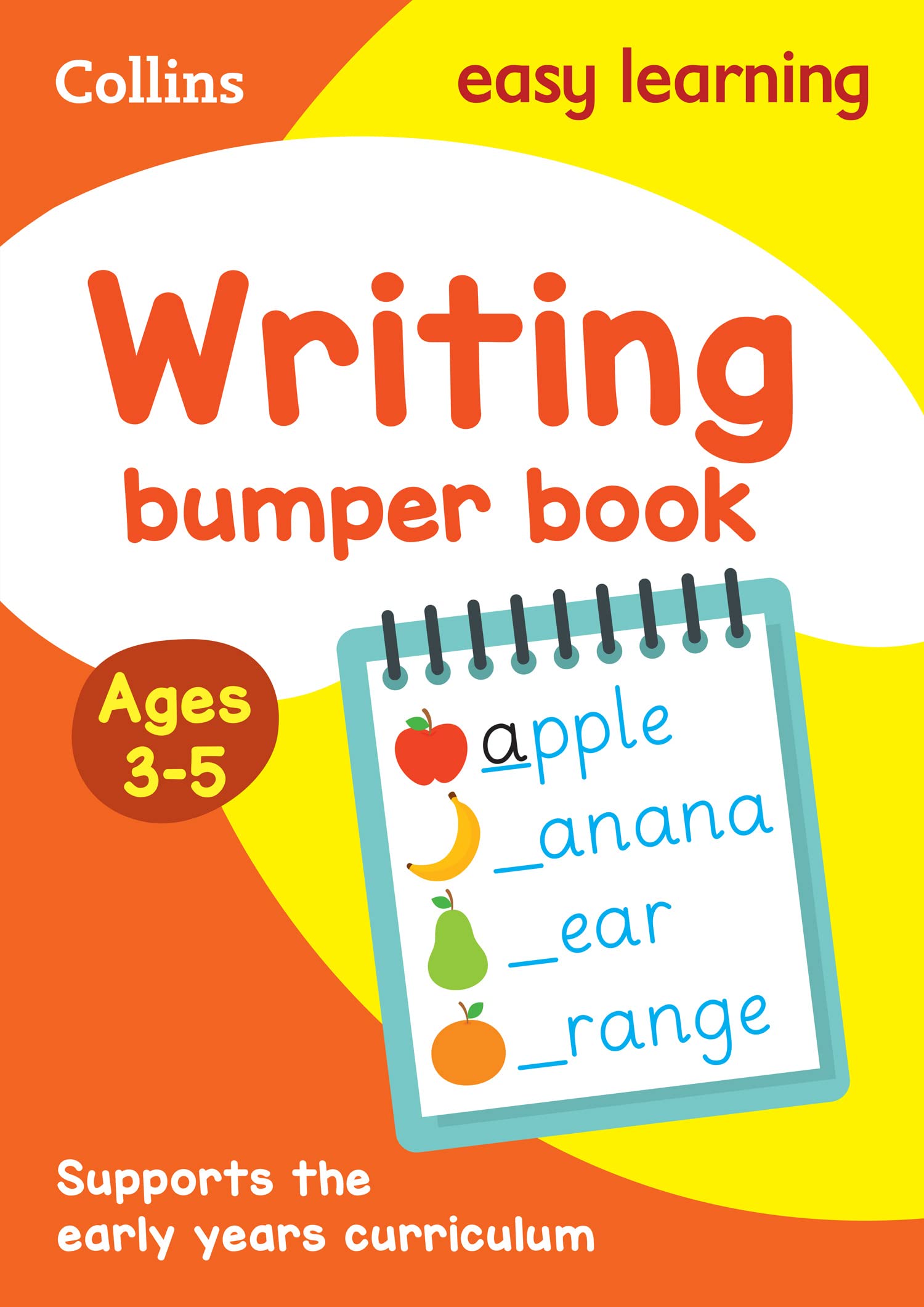 Writing Bumper Book Ages 3-5: Ideal for home learning (Collins Easy Learning Preschool)