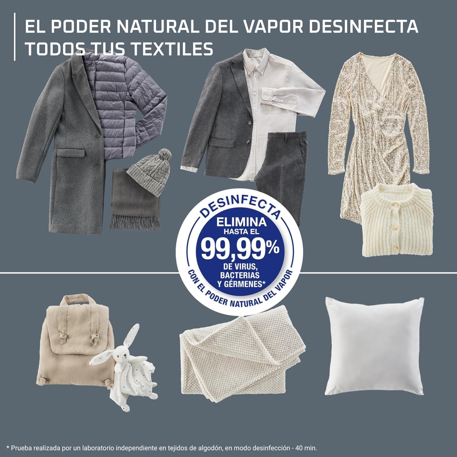 Rowenta Care For You First - Robot de planchado 1500 W, bajo consumo energético, elimina arrugas, desinfecta, refresca y elimina olores, hasta 3 prendas, diseño compacto, incluye accesorios, YR2020