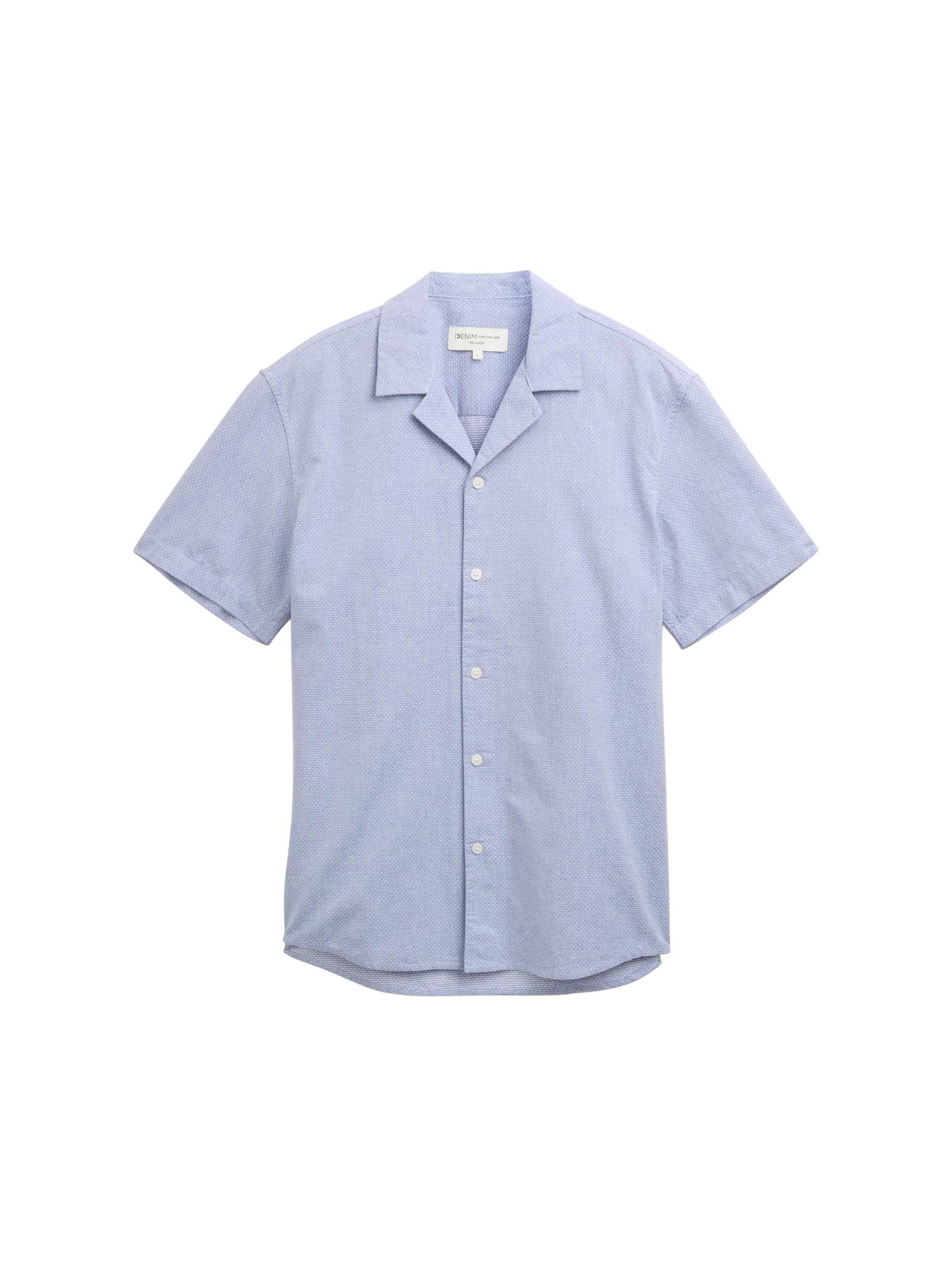 TOM TAILOR Denim Herren Relaxed Fit Kurzarmhemd