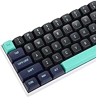 Vista 38 de Guffercty kred - Juego de 125 teclas de perfil XDA, PBT, retro, con cubierta de sublimación de tinte, diseño ANSI, para teclado mecánico Cherry Mx