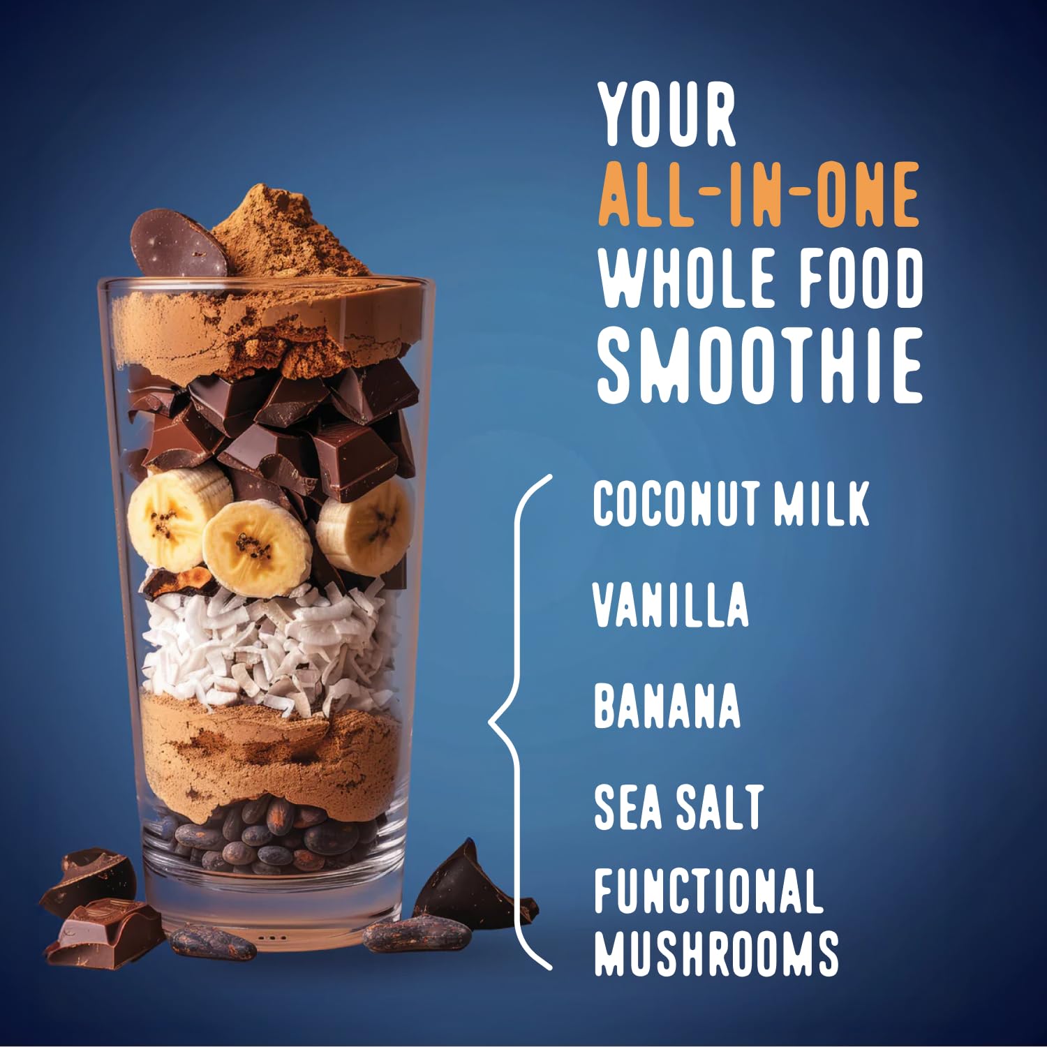 FlavCity Grass Fed Whey Chocolate Protein Powder - 25g Protein & 10g Collagen - Made with Organic Cocoa, Bananas & Coconut Milk - Gluten Free & No Added Sugars (20 Servings)