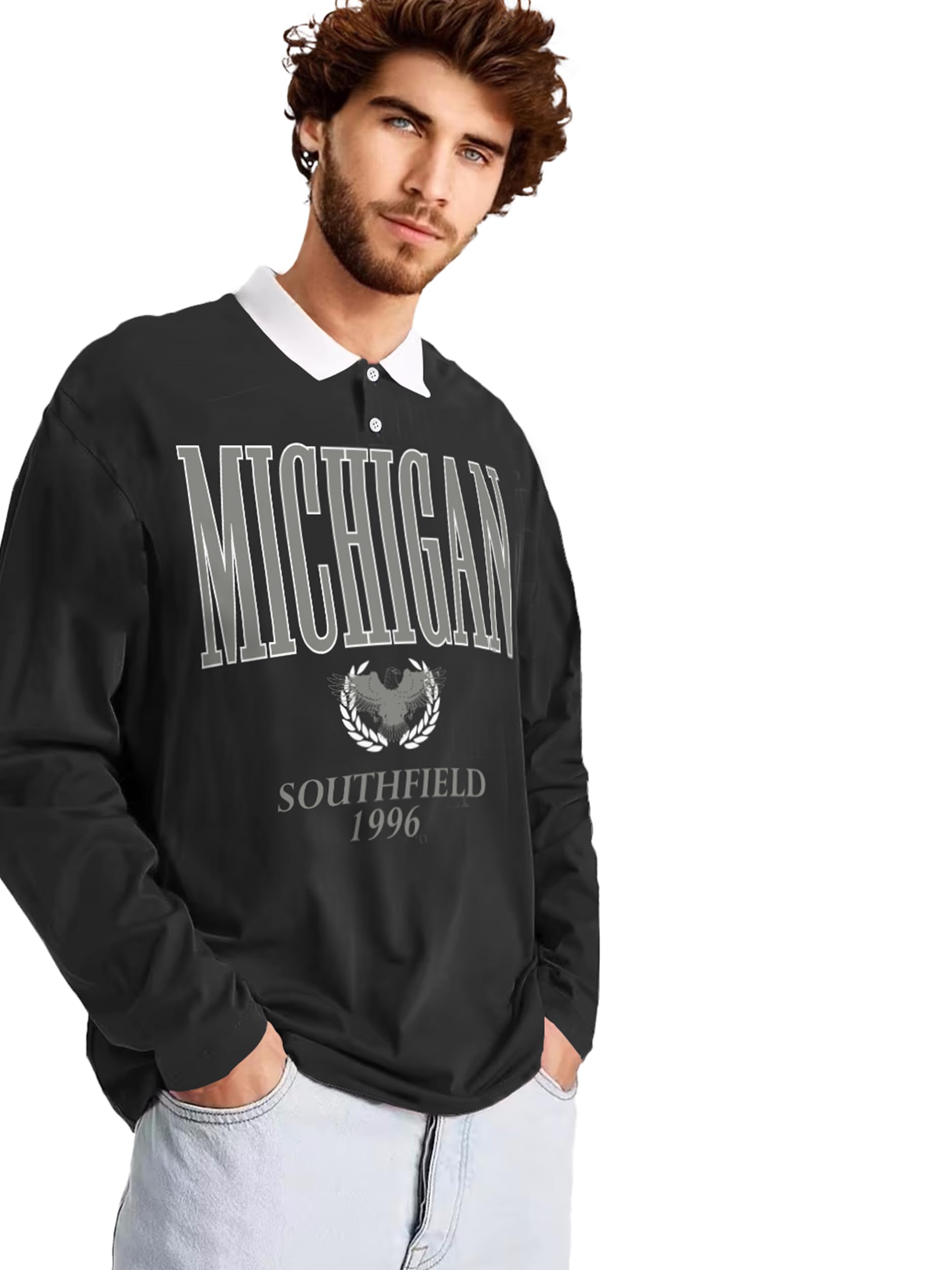 noble monk Men's Polyester Oversized Fit Polo T-Shirt-picture-13