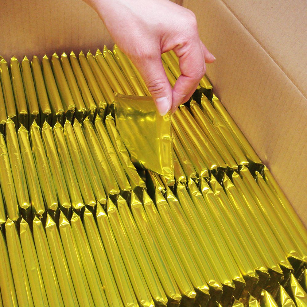 Amazon.co.jp: ゴールド カラー 金 パッケージ ポケットティッシュ 10