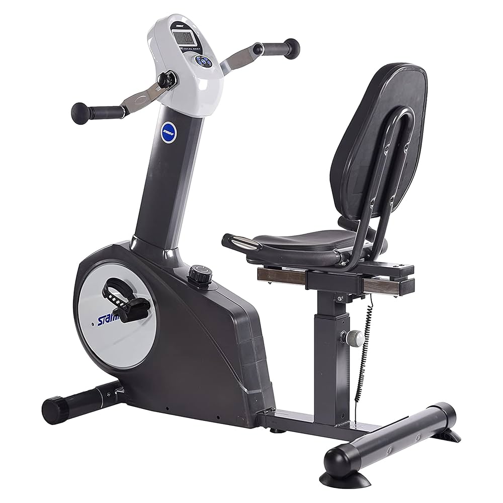 ピンク エクササイズマシン 自動リバウンド機能付き Amazon.co.jp: Stamina Elite トータルボディリカンベント