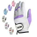 MRX Women Golf Glove Left Handed Golf Gloves Sweat Resistant Soft Cabretta Leather Regular Fit Women Golfer Glove