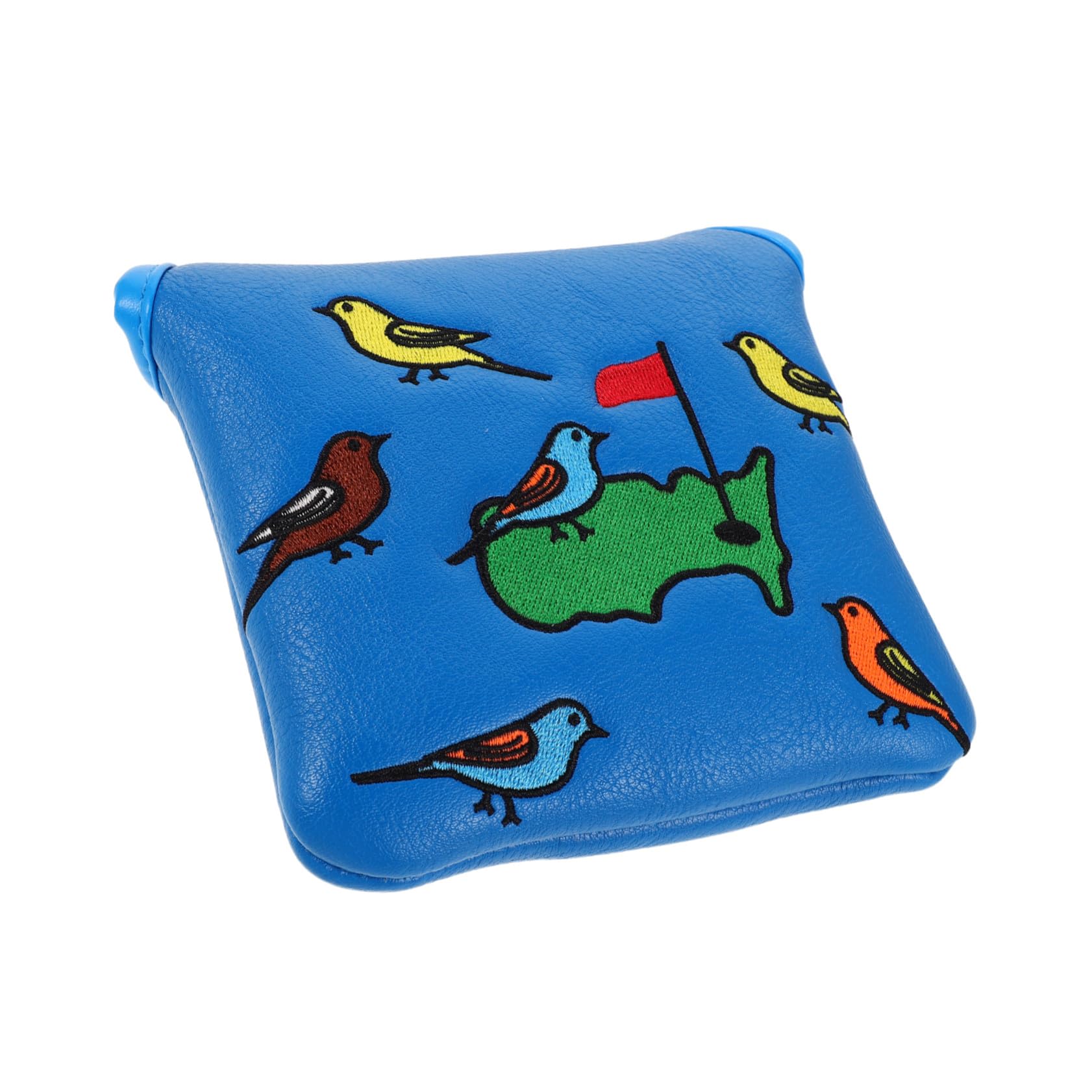 Funda para Putter de Golf Tipo Mazo, PU y Felpa Azul