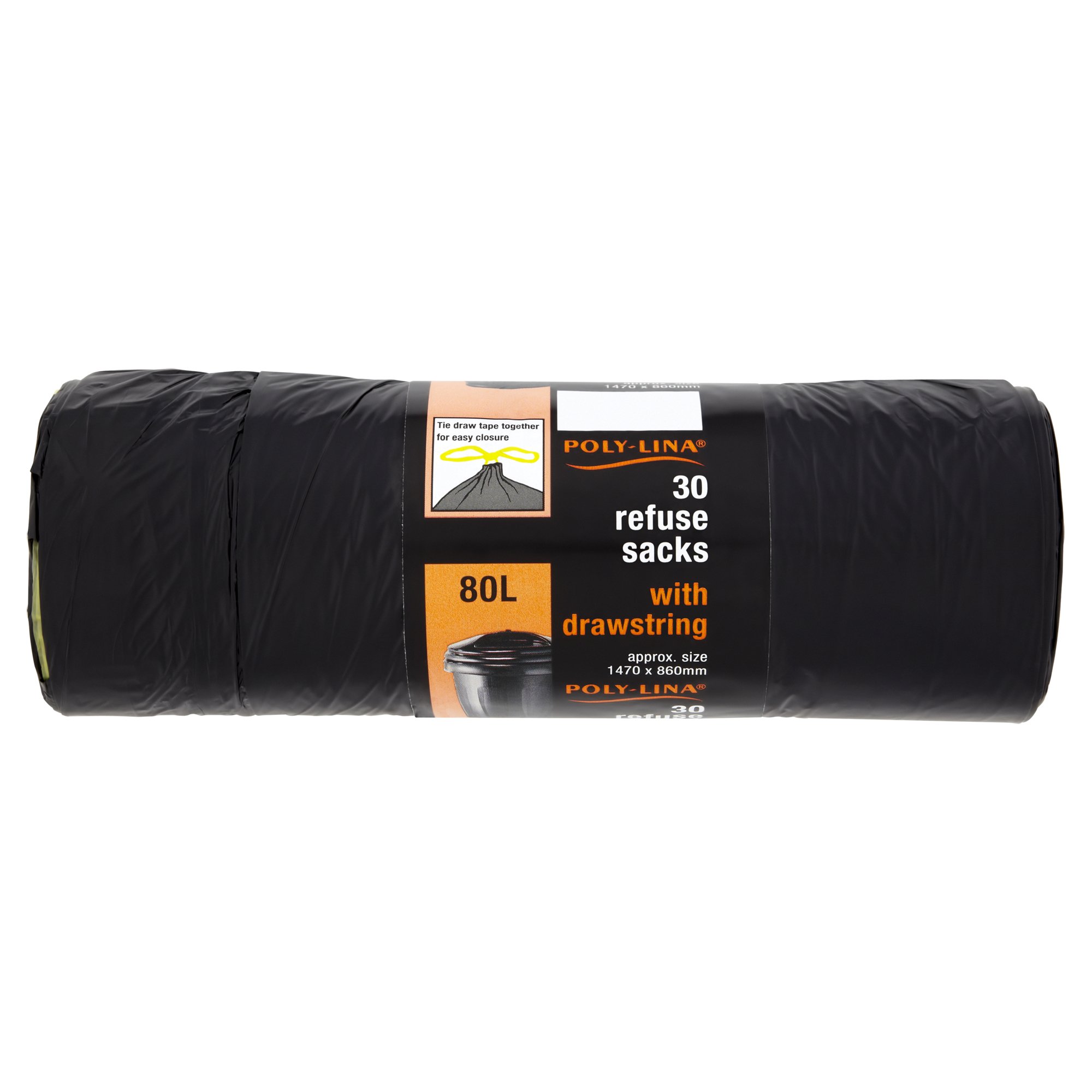 GM 80 Sacchi Verdi Grandi Resistenti 90x120 cm Plastica HDPE, 130 litri, Sacchetti Differenziata, Sacchi spazzatura, Buste Spazzatura, Sacchi condominiali, 10 Rotoli da 8 Buste Immondizia