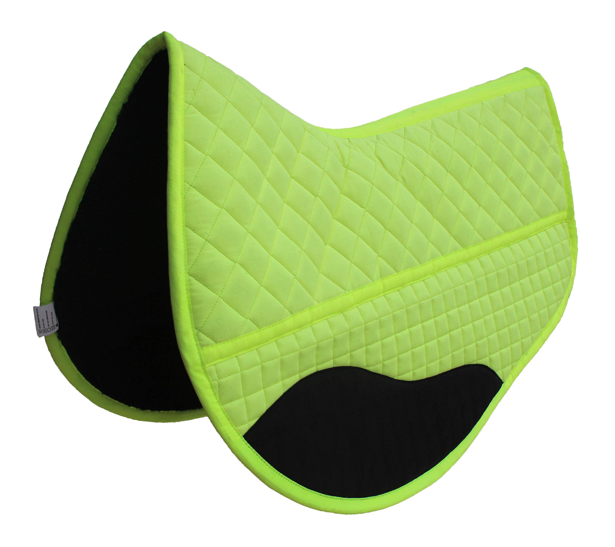 CHALLENGER - Sottosella per cavallo, 66 x 43 cm, in pile sagomato, trapuntato Western 39TS11LG