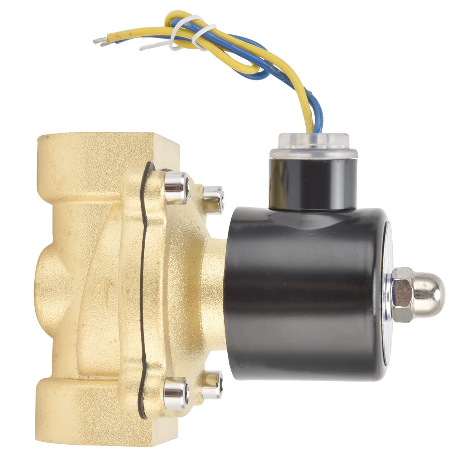 Fabater Mosiężny Zawór Solenoidowy Normalnie Zamknięty 25mm,