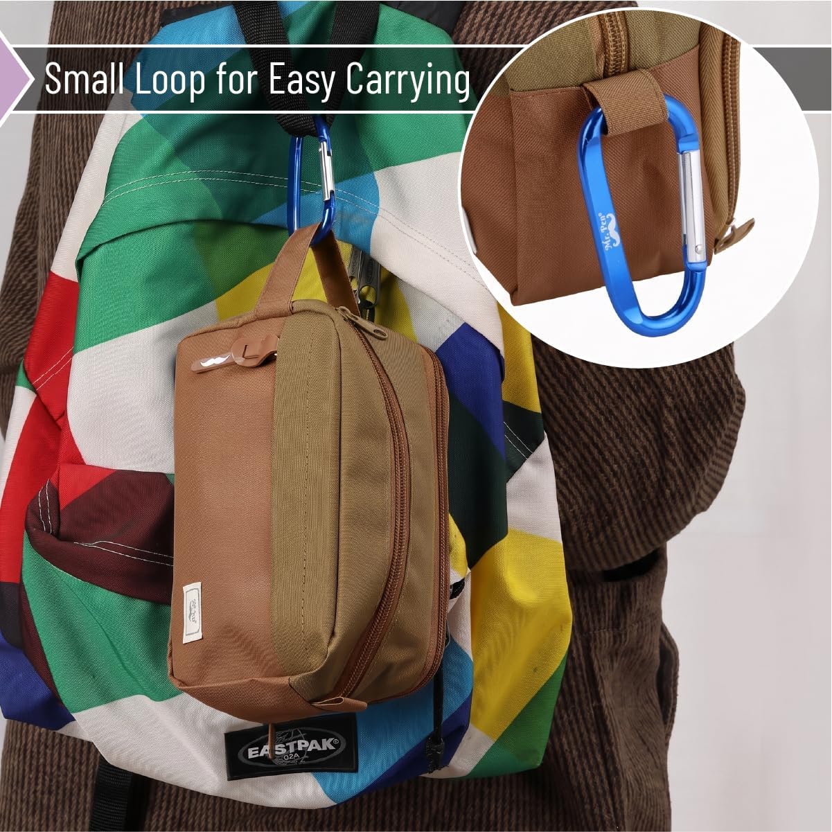 - High Capacity cil Case, Large cil Pouch with 3 Compartments and 2 Pockets, Large cil Bag with Smooth Zipper, Cute cil Case Pouch Organizer, School Supplies for Teens thumbnail