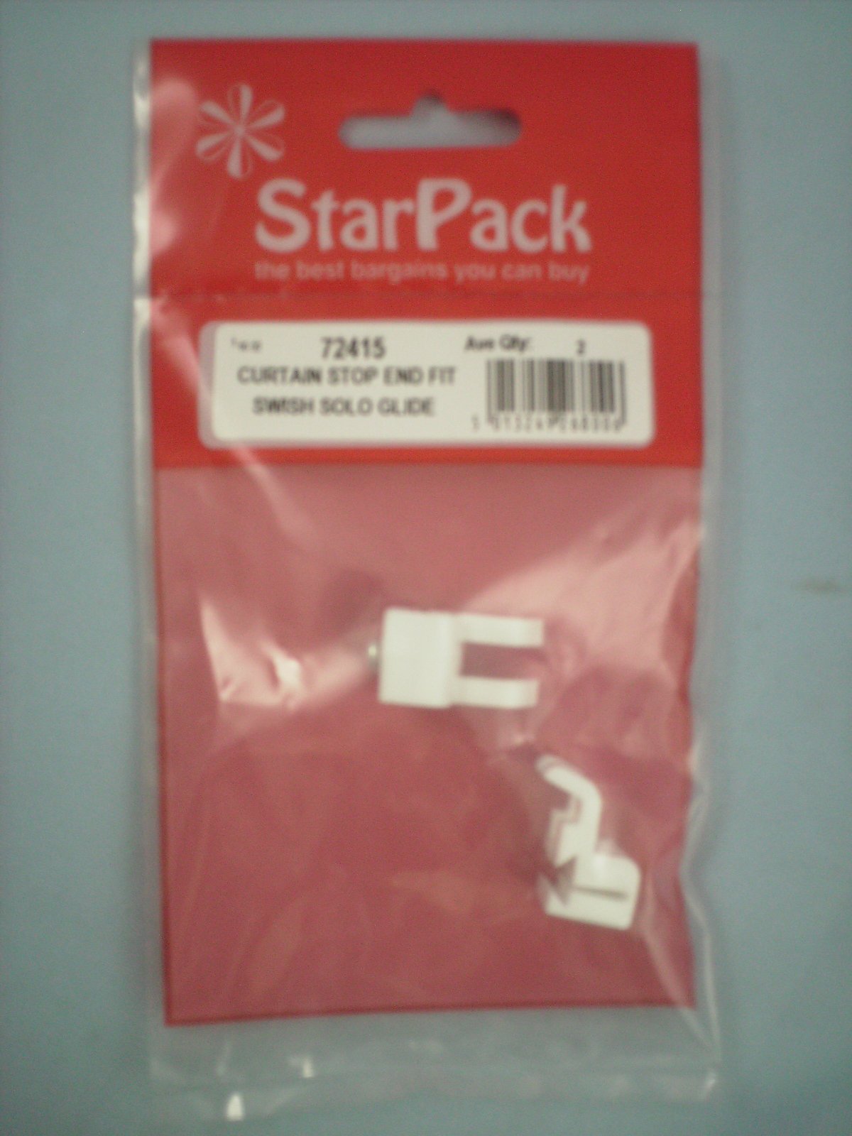 Curtain Track Stop End to Fit Swish Solo Glide 72415