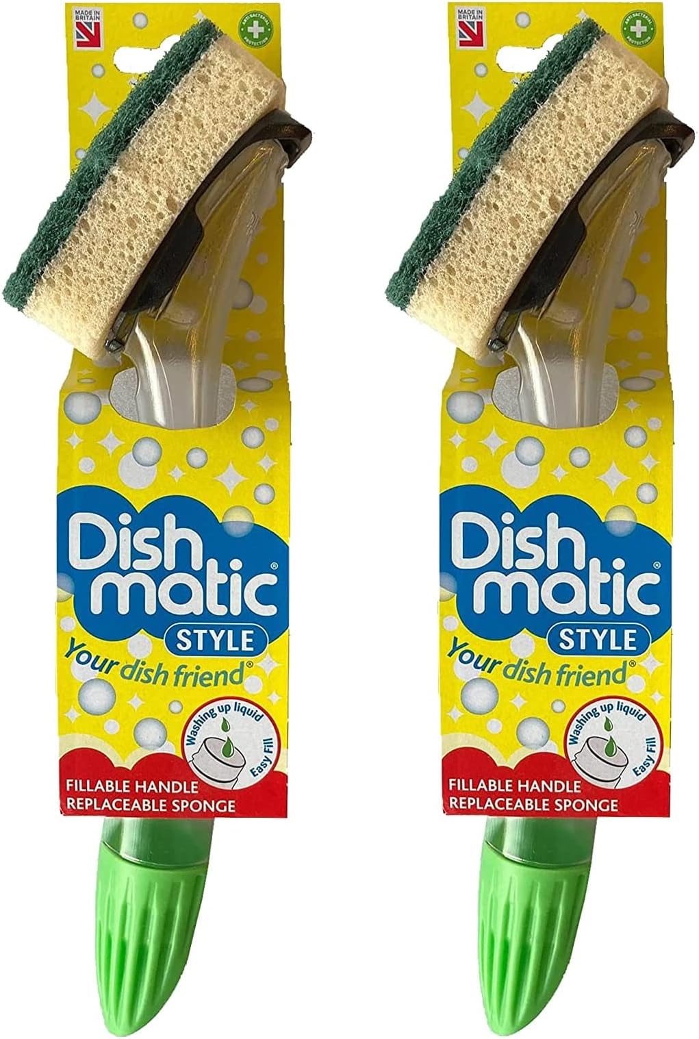 Dishmatic Washing Up Brush with Sponge from CaraselleColour of Handle