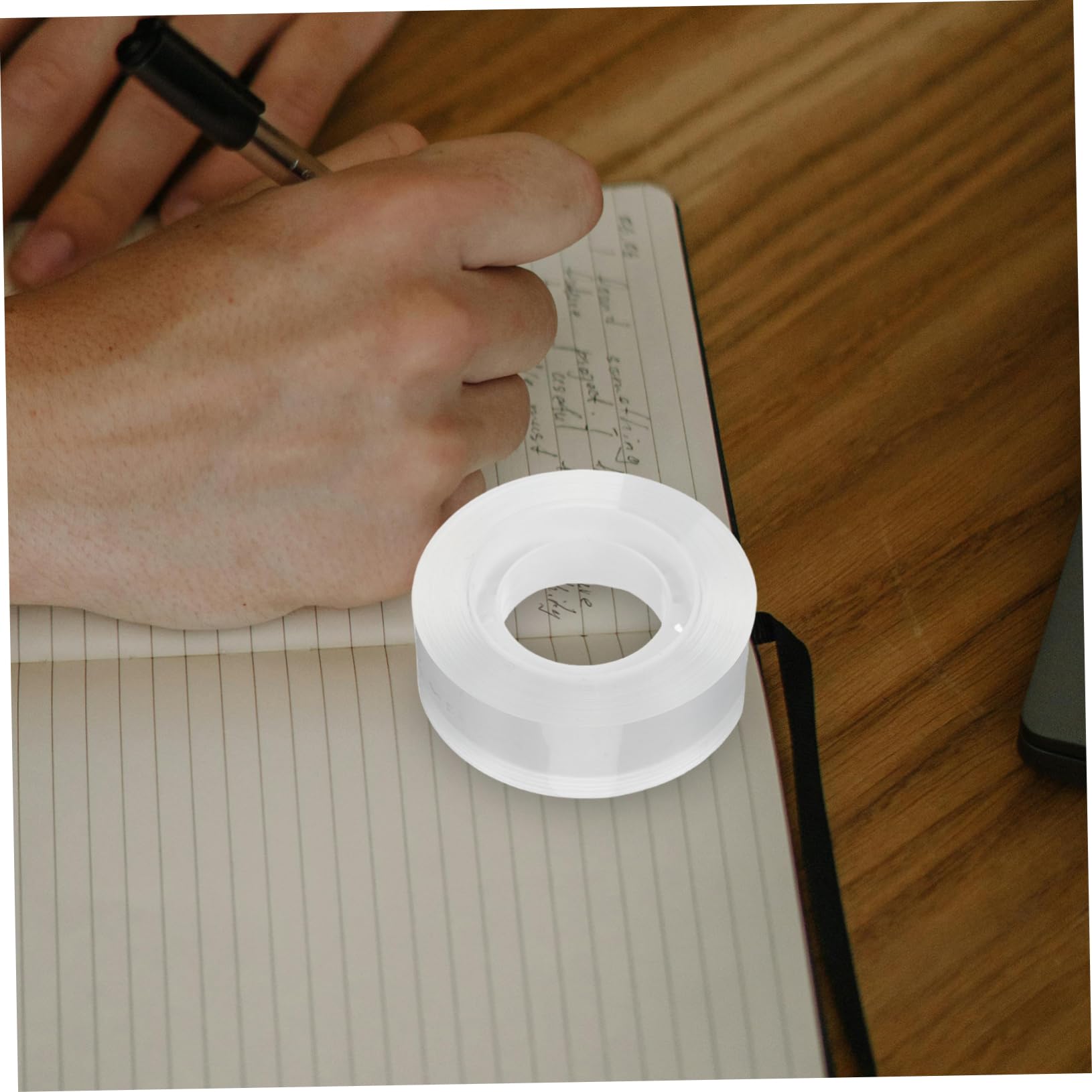 VILLCASE Nastro Trasparente 48 Pezzi, Ricariche Adesive per Dispenser | Pezzi da 18mm, Colla per Carta e Correzioni Discrete, Scuola e Ufficio, Uso Quotidiano e Compiti Festa Scuola Decor