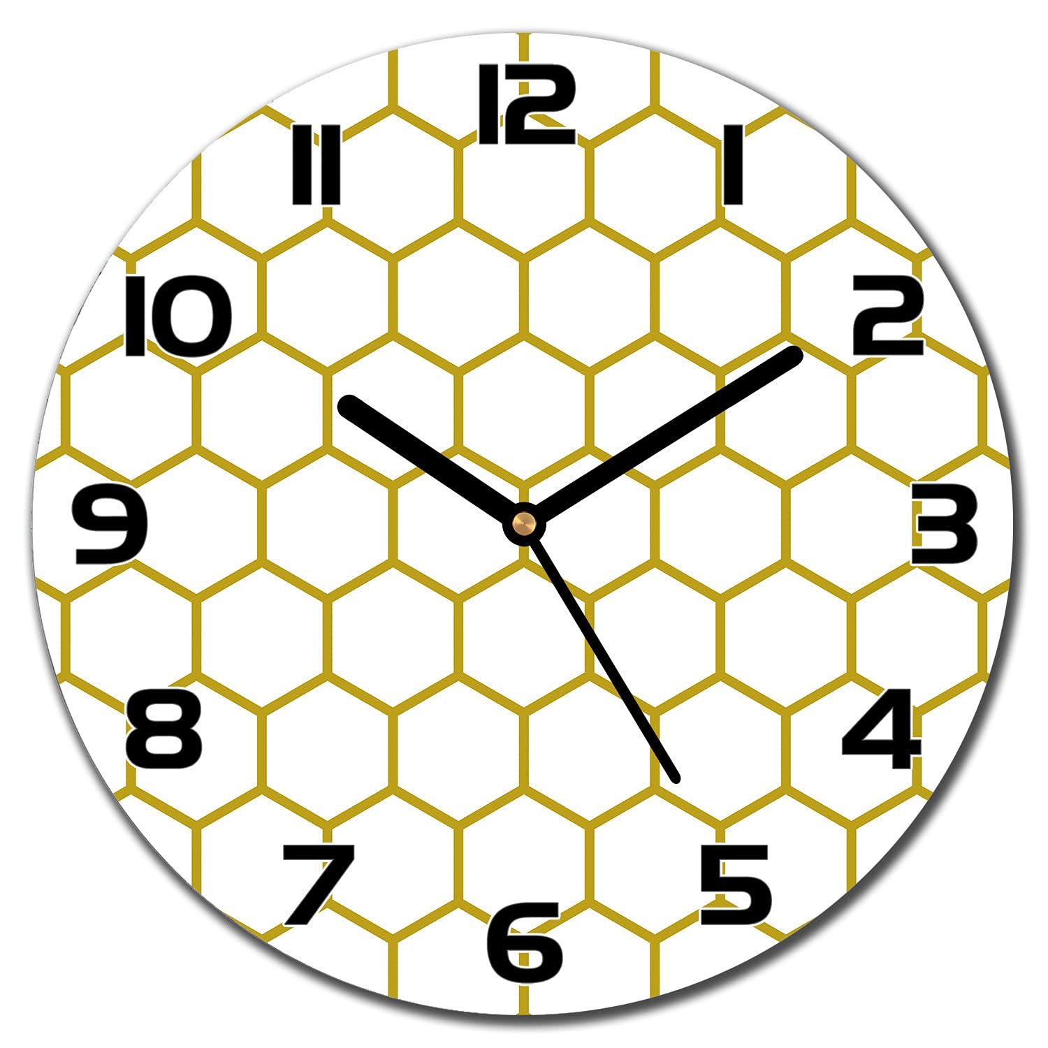 Horloge en verre moderne Coloray : sublimez votre salon et votre cuisine