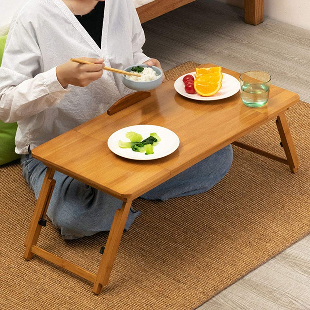Mesa para Portátil de bambú con Altura Ajustable