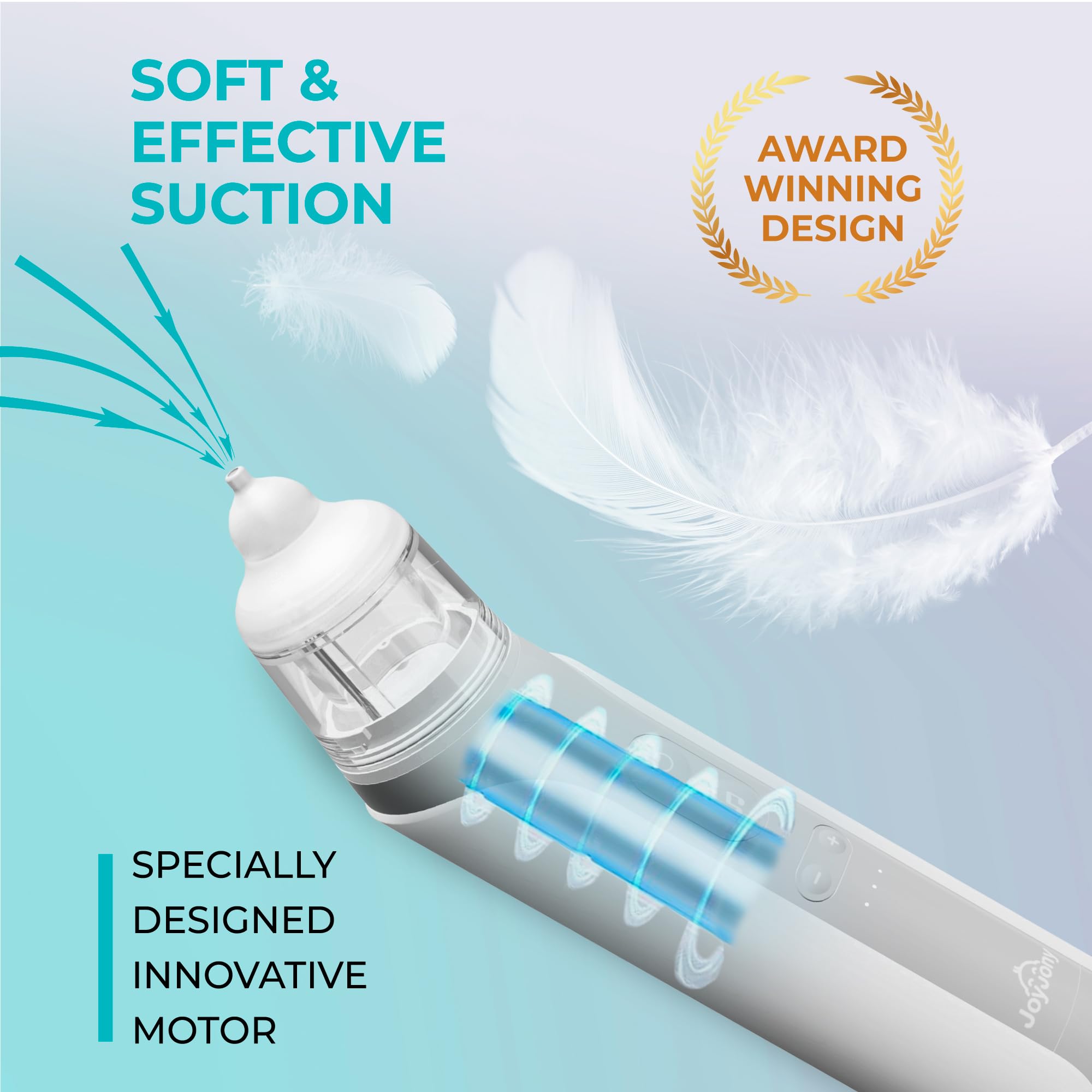 Aspirador nasal eléctrico para bebés, máquina de succión de nariz para recién nacidos, niños y adultos, aspiradora automática de mocos de grado hospitalario con 3 niveles de succión ajustables para