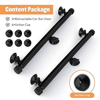 MAKINGTEC Car Side Window Sun Shades, Front Seat, Baby Window Shades