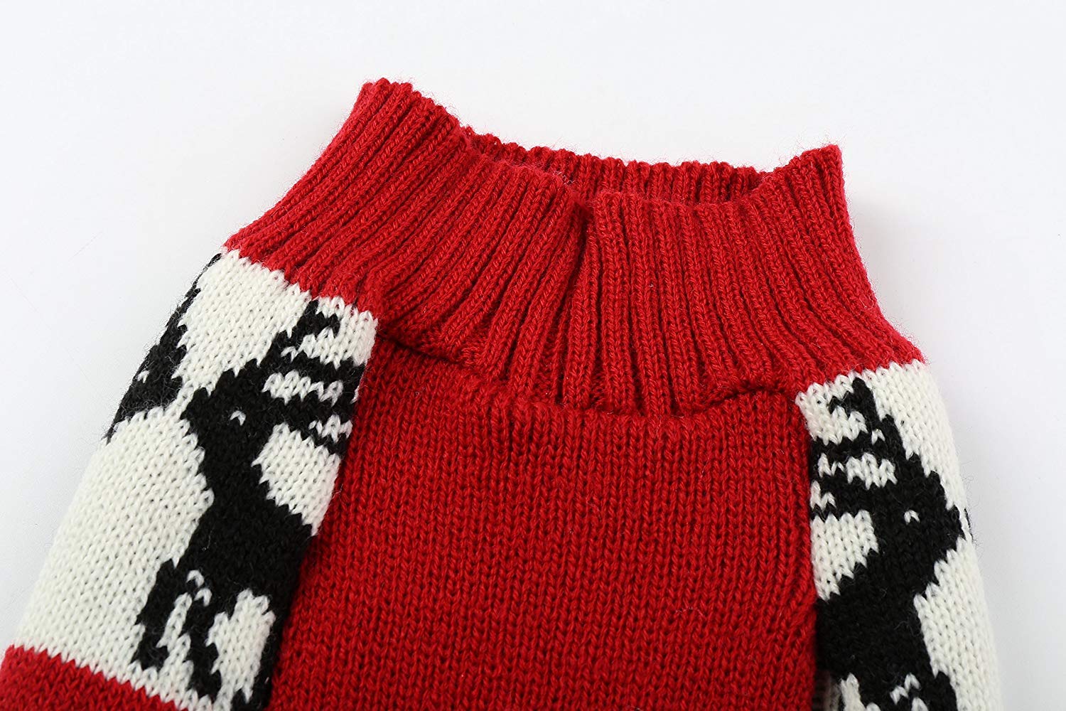 Gilet Pull Vintage Berek Taille S, Tricot De Noël Chiens, Bordure Plume - Femme