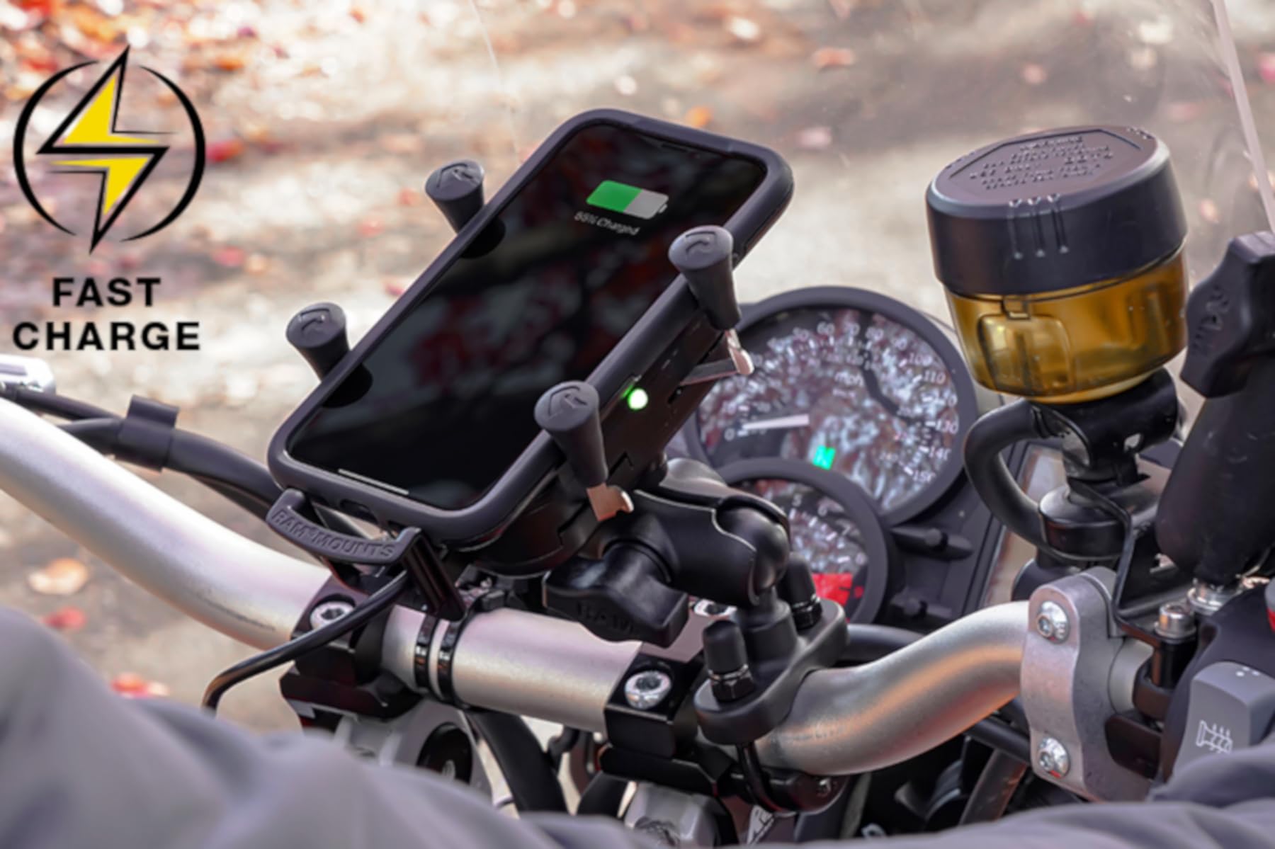 Amazon | ラムマウント(RAM MOUNTS) 防水ワイヤレス充電Xグリップ