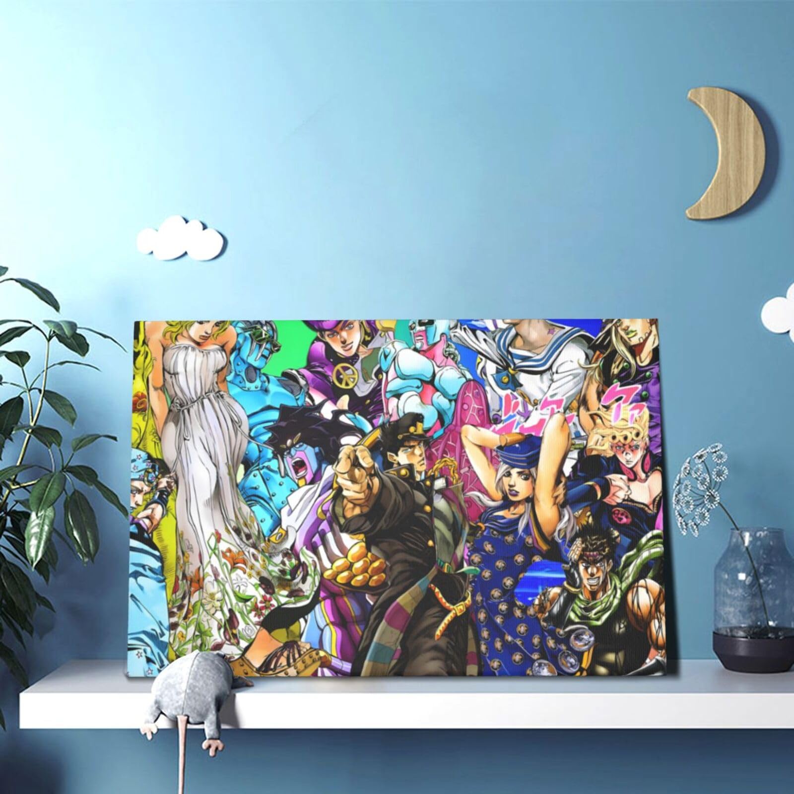 ジョジョの奇妙な冒険 キャンバスアート ジョジョの奇妙な冒険 黄金の風 canvas style‐キャンバス