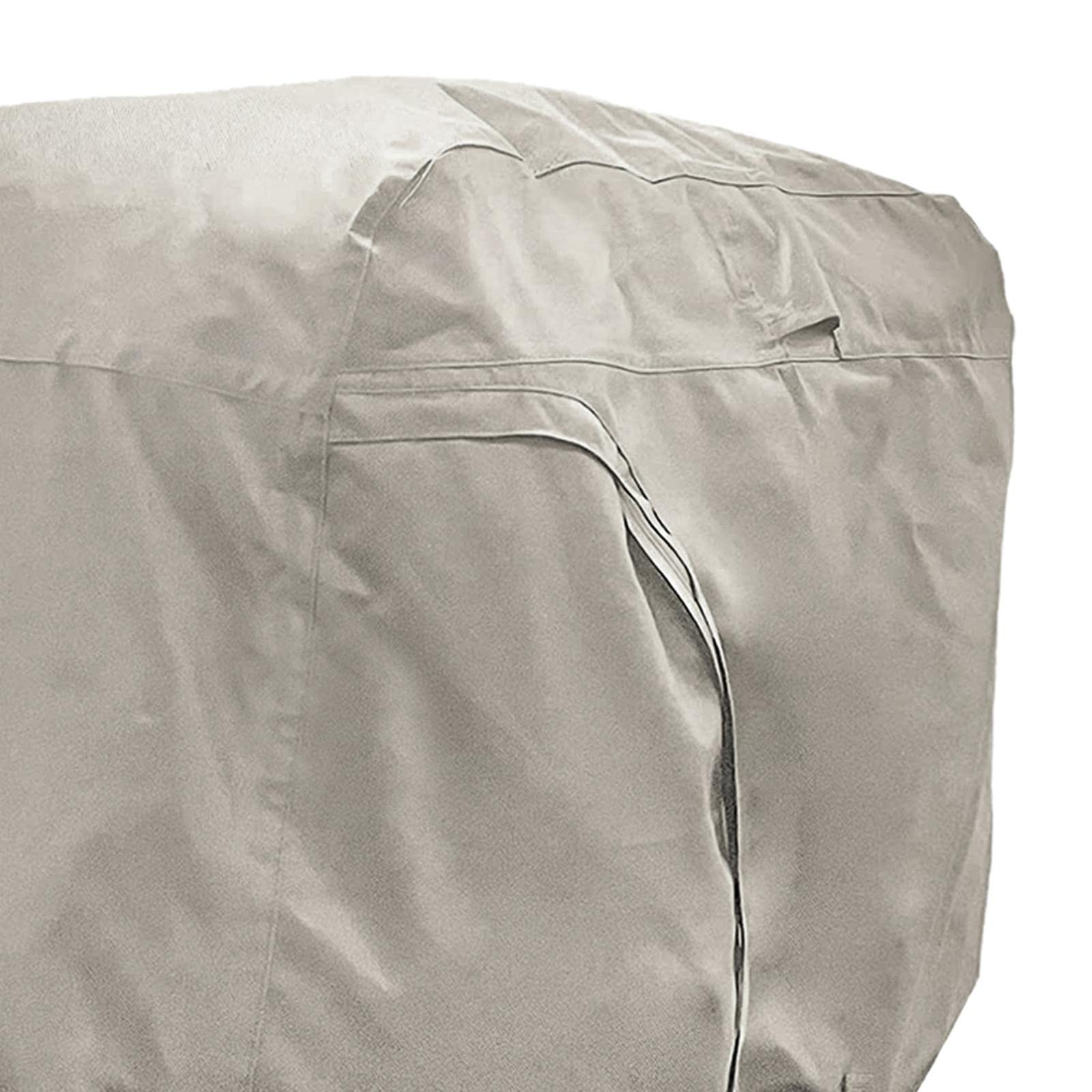 KAZRU Golf Cart Cover Waterproof Zipper Buggy Sun Protector Rain Cover Khaki; [66029383KAZRU]