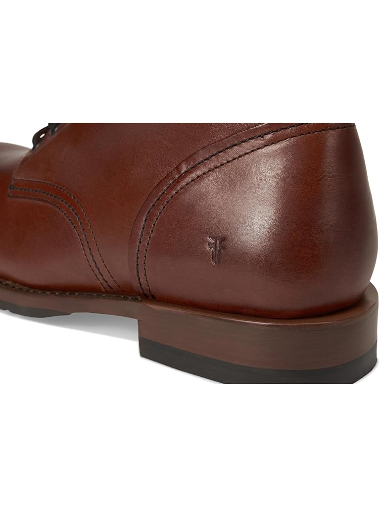 Brown Frye Hudson Workboot Plain Toe