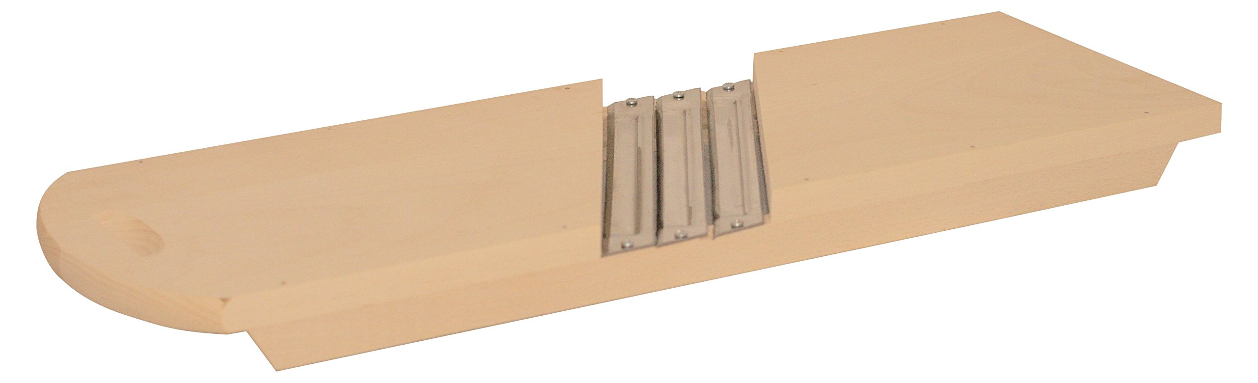 Râpe Carottes Concombre Râpe à Chou KADAX Bois - 3 Lames Acier Inoxydable - Marron Hachoir Chou Manuel