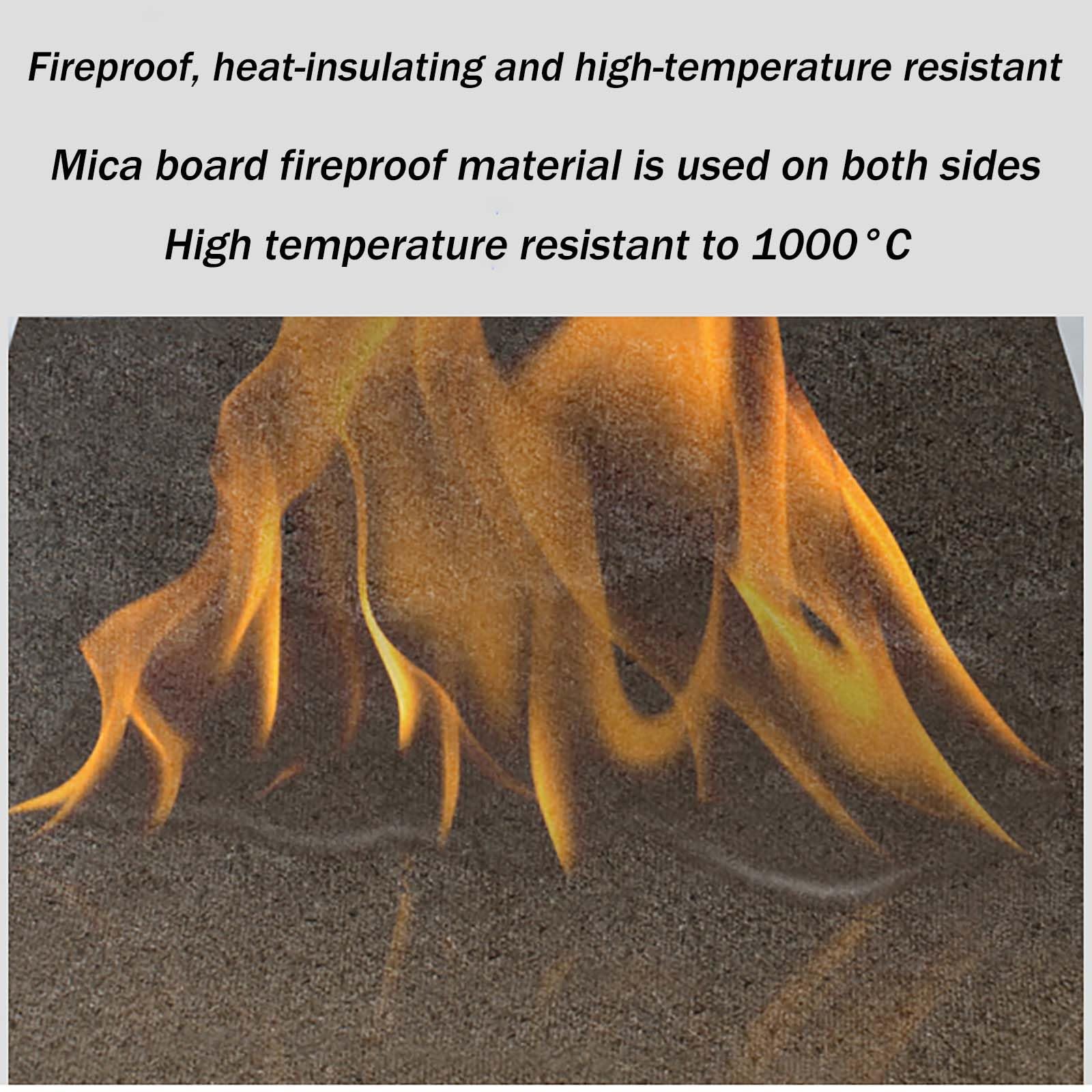 Glimmerplatte zur elektrischen Isolierung Hitzebeständigkeit, Flexible & langlebige Mica Sheet für DIY & Bastelprojekte,6mm,400x500