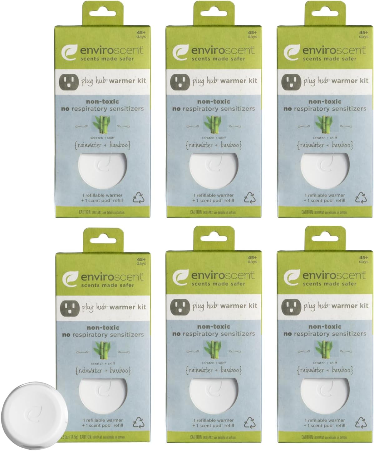 Enviroscent Non Toxic Air Freshener (Rainwater & Bamboo) Plugin Air Freshener for