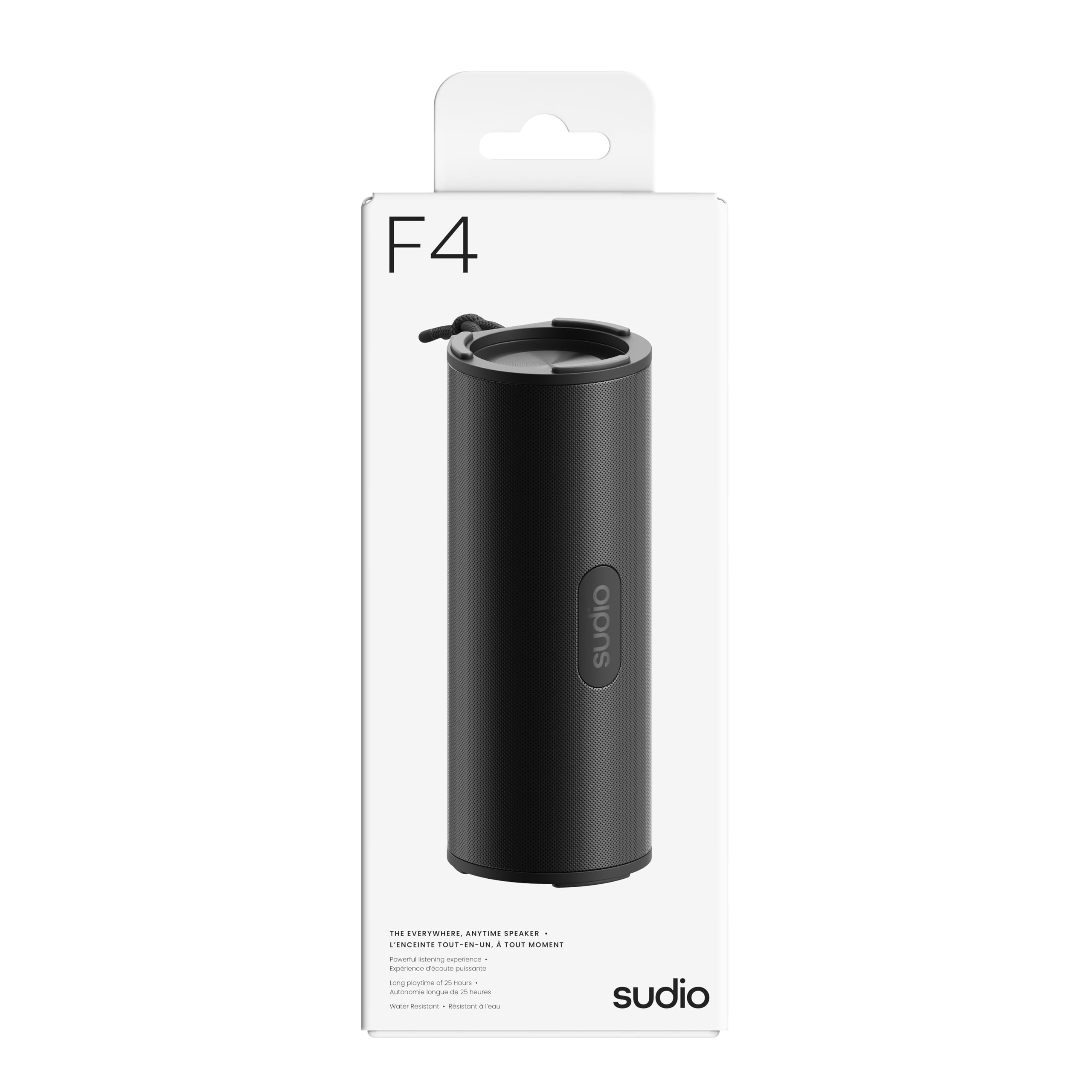 Amazon.co.jp: SUDIO F4 (ブラック) ワイヤレススピーカー