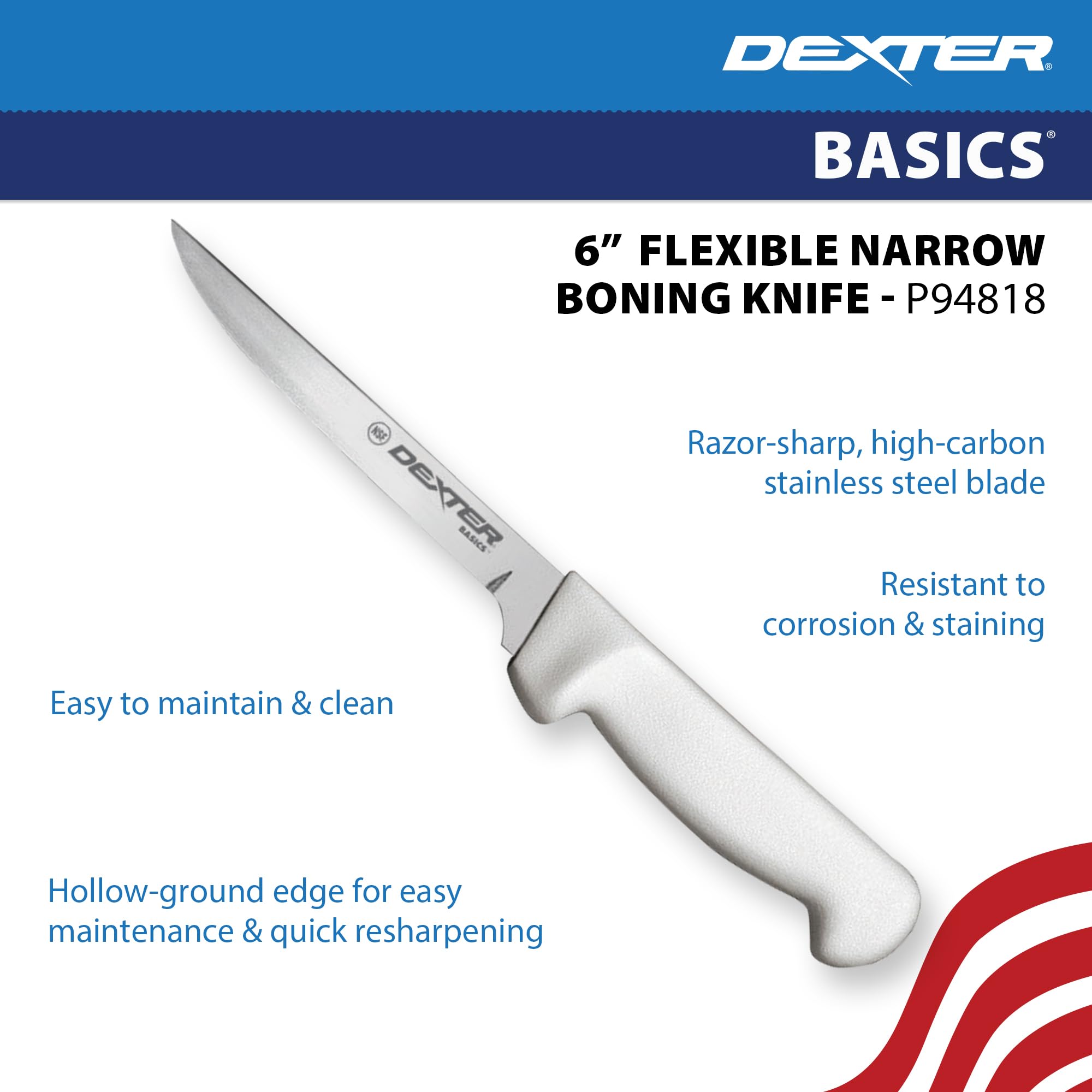 Dexter Boning Knife - 6 Inch Flexible Blade -3 Dexter Boning Knife - 6 Inch Flexible Blade -3