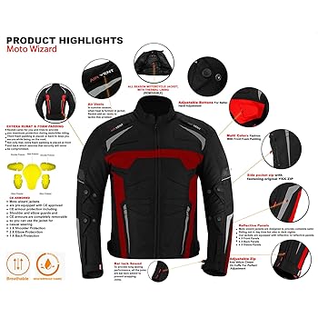Amazon.com: Motorbike Protective Jacket For Men Motorcycle