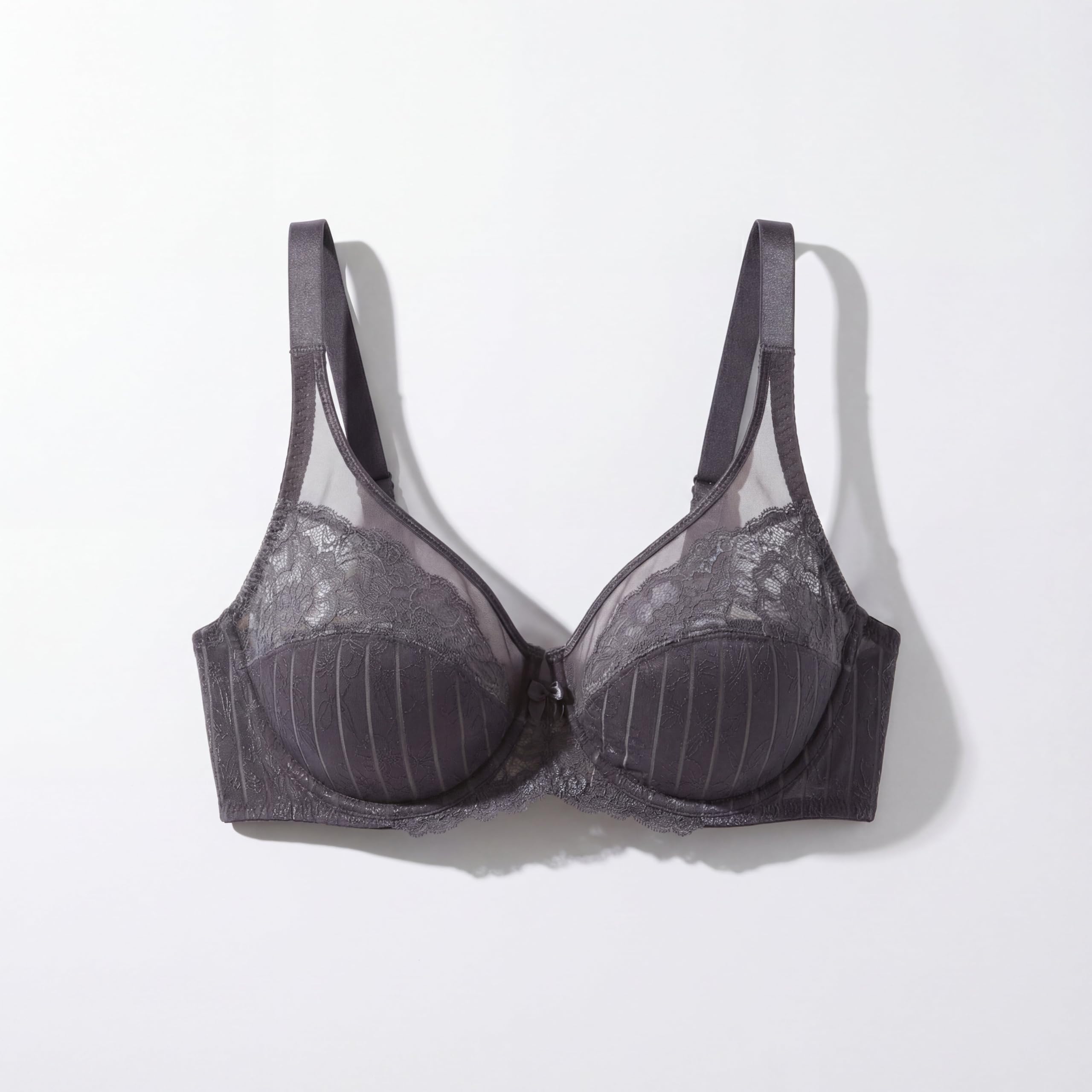 Selene, Sujetador Reductor para Mujer en Encaje, con Aros y Sin Relleno, Colección Mariluz - 3