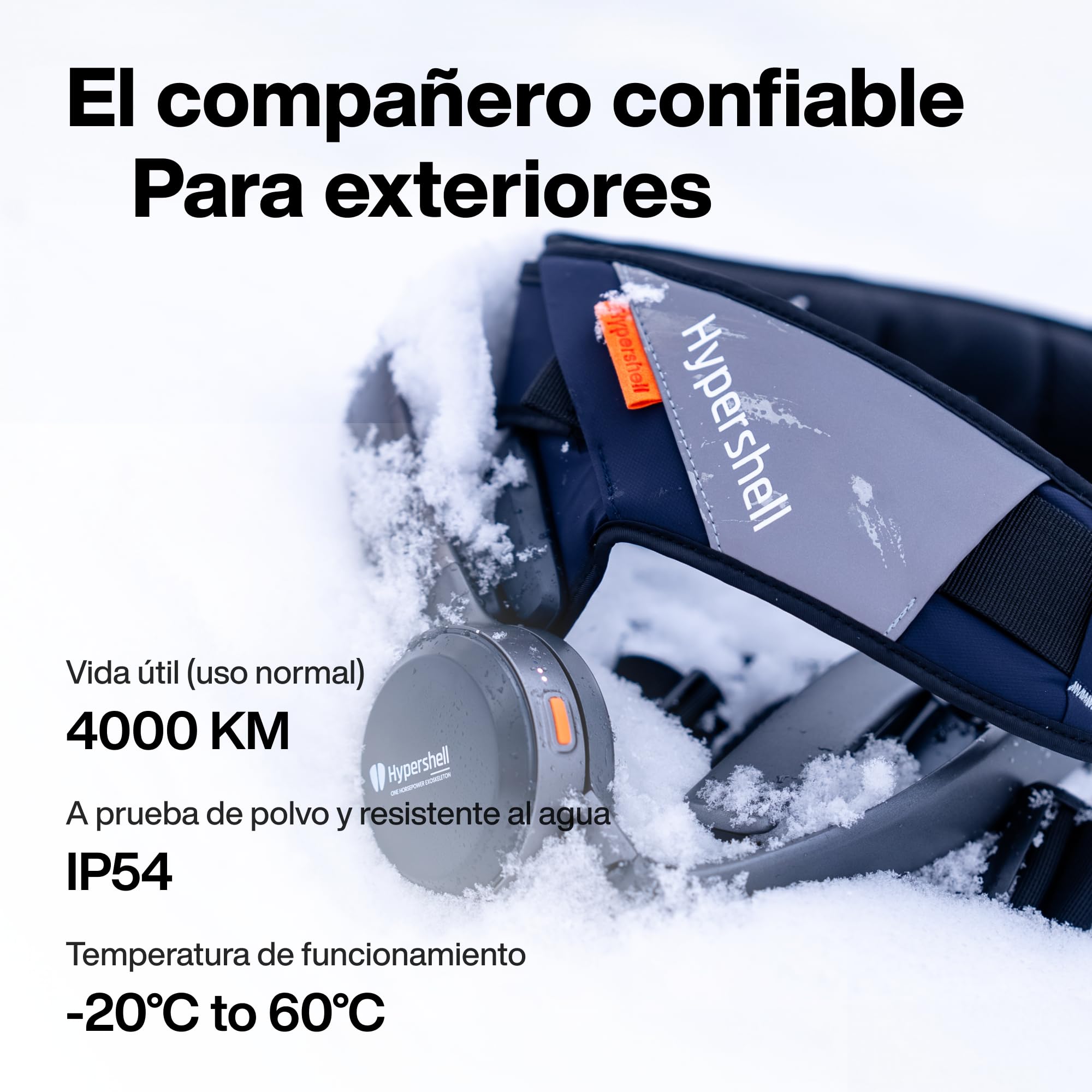 Hypershell X Carbon Exosquelette Connecté IA, Fibre de Carbone Ultra-Légère, Assistance Max 800W, Moteur IA Motion Engine Complet, Mobilité Avancée