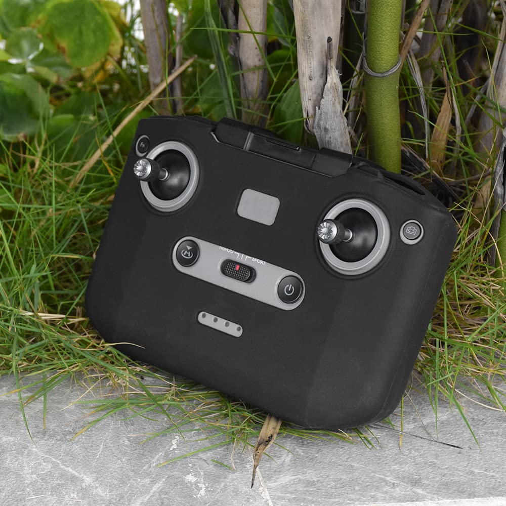 BTG RC-N1 N2 N3 Silicone Sleeve Protective Cover Case for DJI NEO/Mavic Air 3S Air 3/Mini 4K/Mavic 3/Mini 4 3 Pro Remote Controller Accessories(Black)