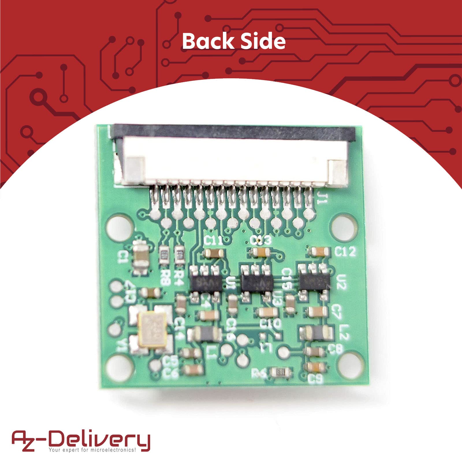 AZDelivery Kamera z 15cm kablem flex i 100cm kablem flex do Raspberry Pi wraz z e-bookiem!