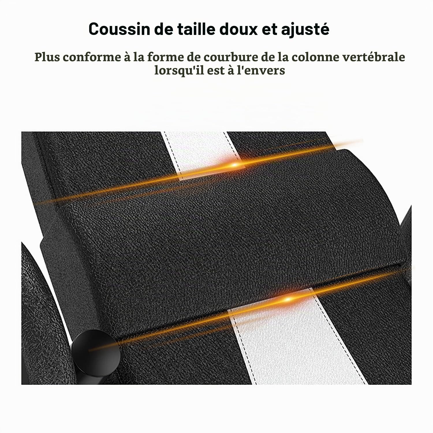 Table d'inversion de Musculation Pliable, Ceinture de sécurité réglable, Banc d'étirement pour soulager la Colonne vertébrale, Supporte jusqu'à 150 kg de Poids