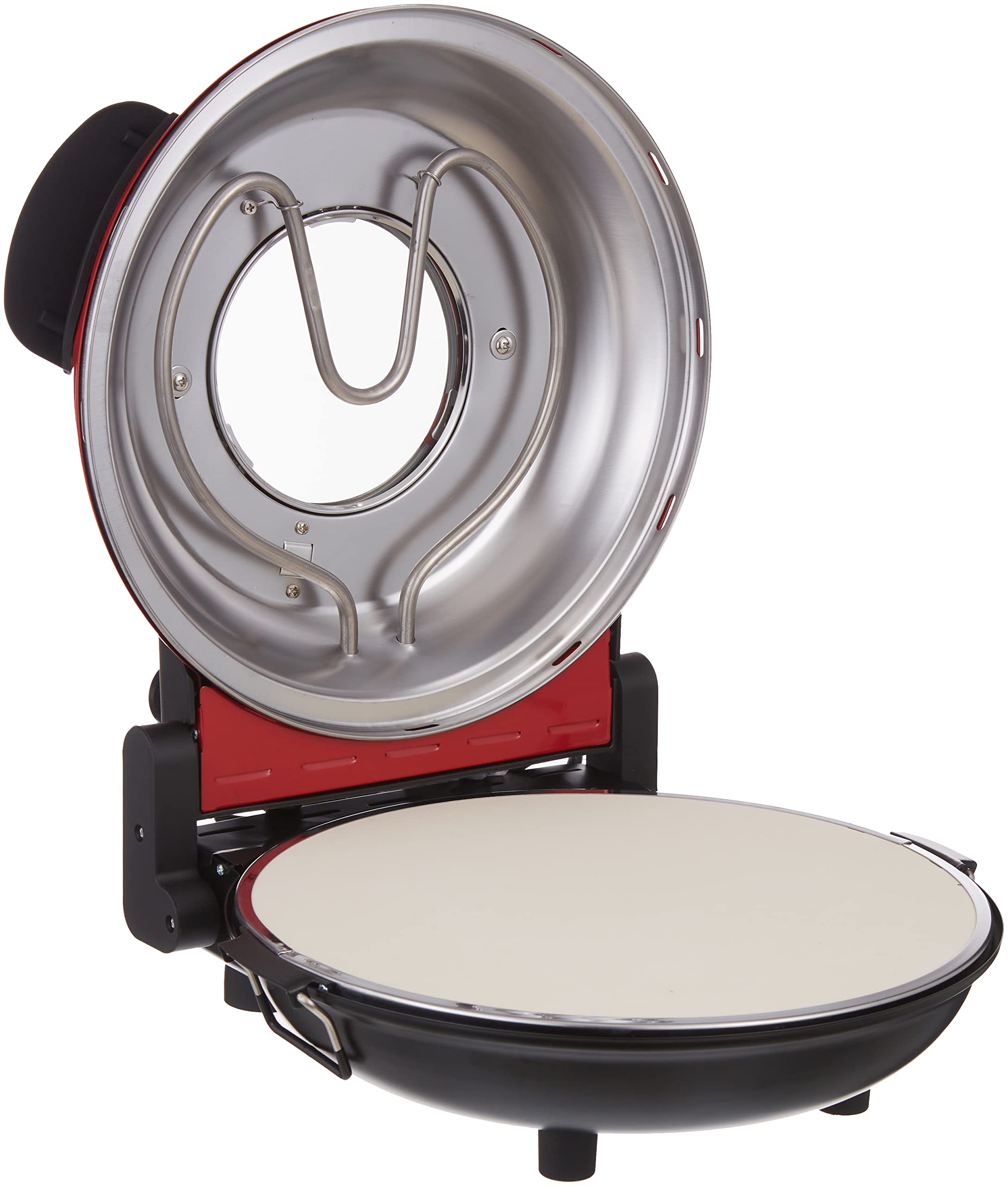 Non Solo Pizza Forno Pizza 1200W, 32 cm diametro, Termostato regolabile Max 400°