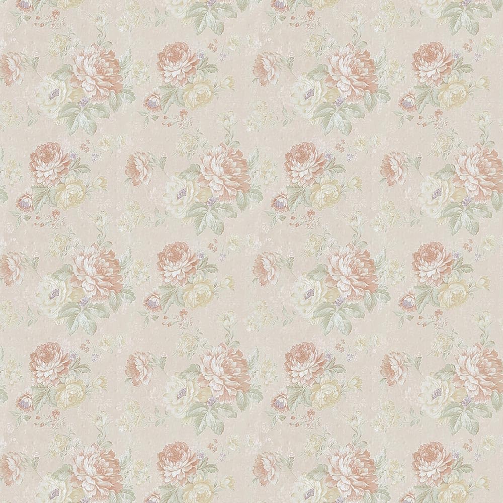 Amazon | 壁紙屋本舗 壁紙 生のり付き クロス 花柄 ピンク