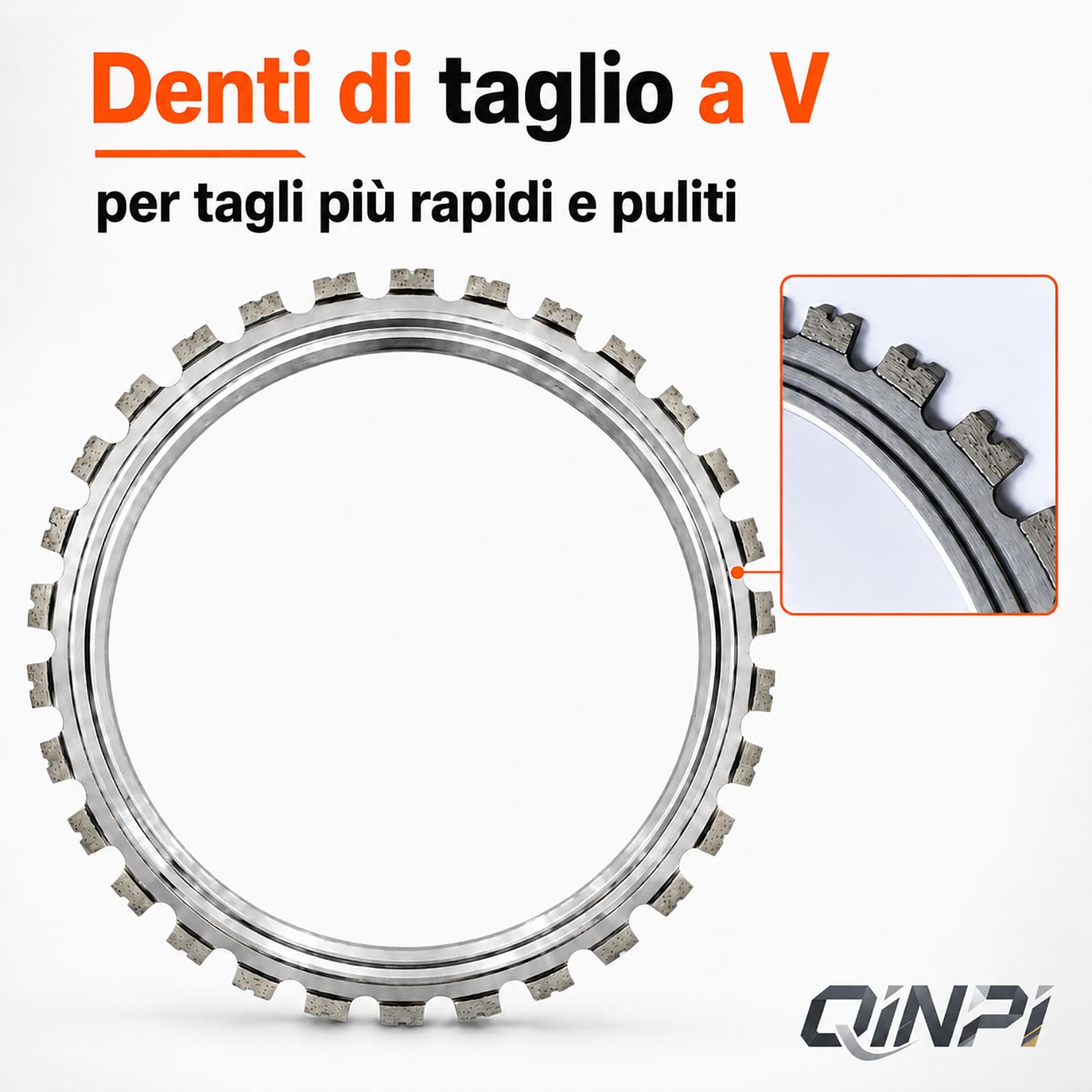 Lama Diamantata per Sega Ad Anello da 16 Pollici (410 Mm), per Cemento Armato