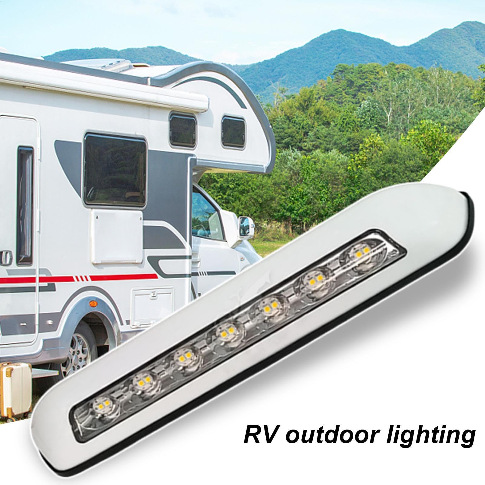 Luce LED per portico per , luci a LED per tettoie, da patio, luce di ricambio a LED per esterni, per viaggi, campeggio