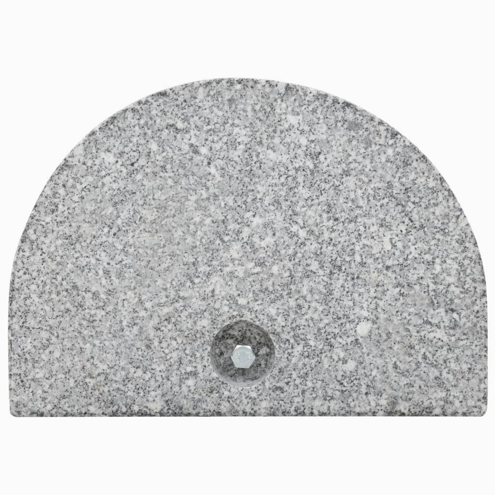 Socle de Parasol Granite Courbe 10 kg Gris,Pied De Parasol,Pied De Parasol Lourd,Pied De Parasol sur roulettes
