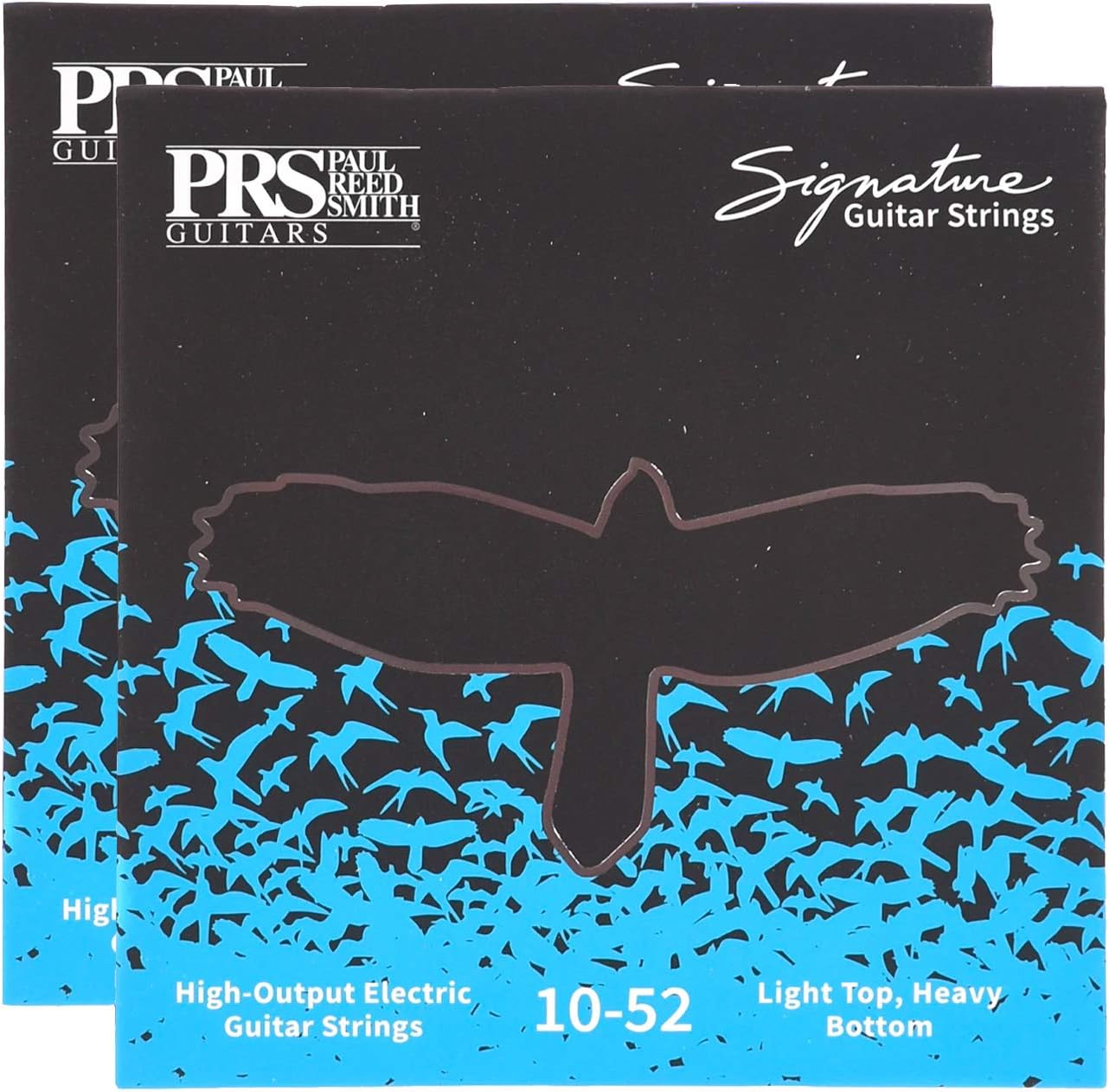 PRS Classic Electric Guitar Strings Light Top/Heavy Bot 1052 2 Pack Bundle