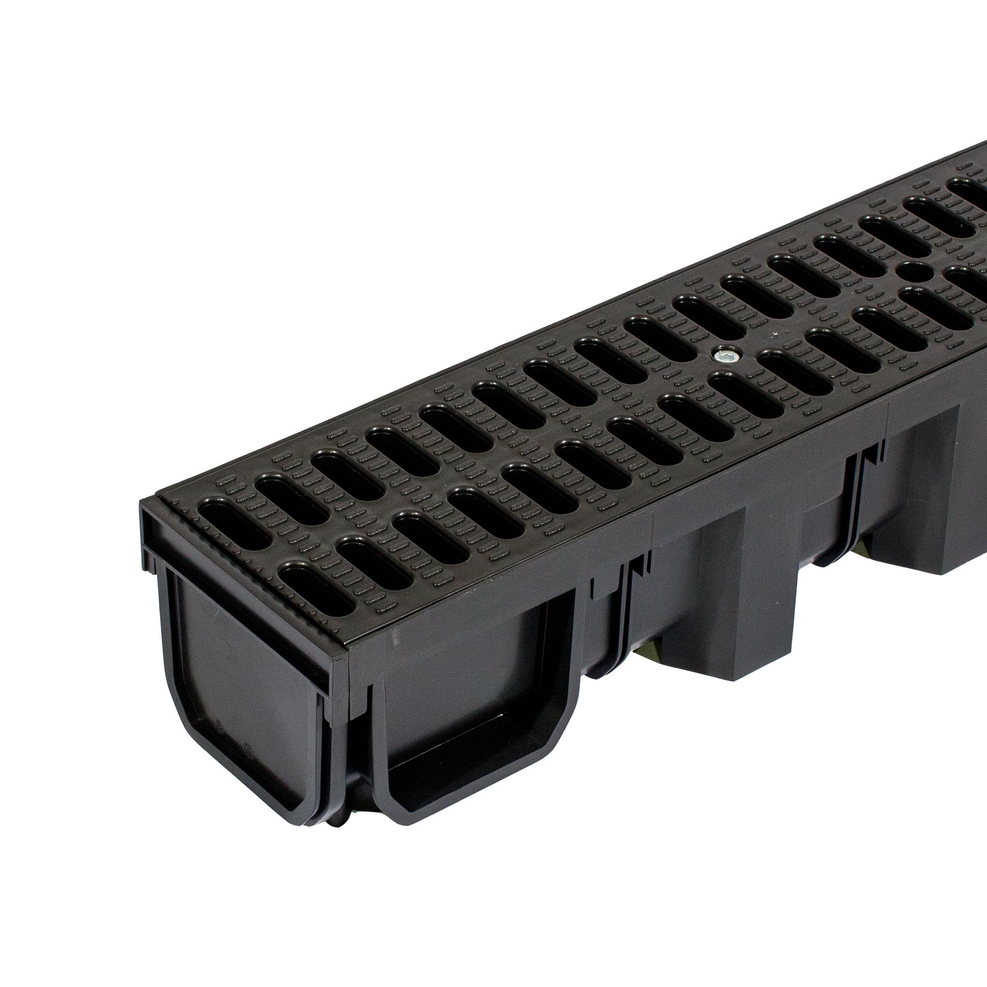 ScarMaxx - Entwässerungsrinne Set - Bodenrinne - Stegrost Classic Schwarz - Bild 3 von 91