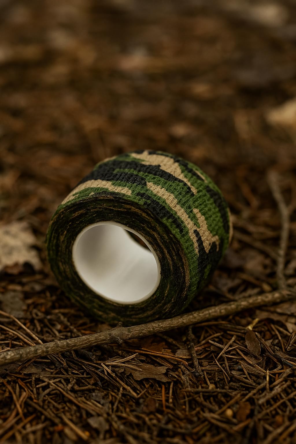 Cinta de camuflaje de tela impermeable multiusos para cazadores, pesca, fotógrafos, 4,5 m x 5 cm, 1 pieza