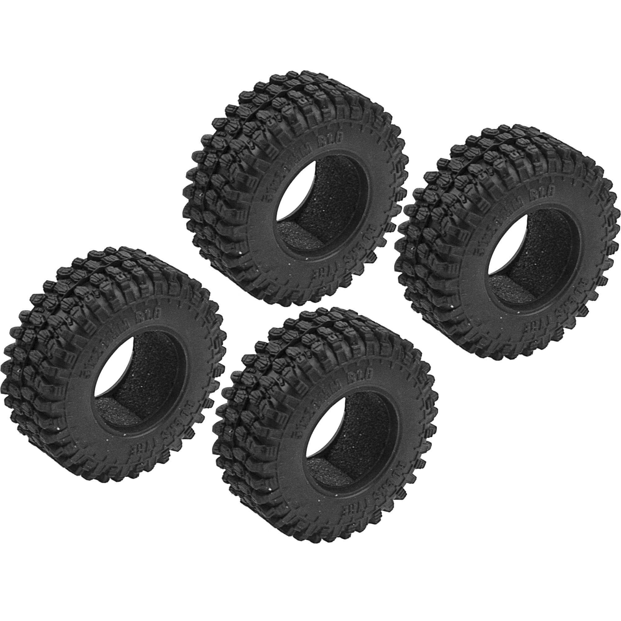 Amazon | ShareGoo 1インチ RCクローラータイヤ 4個 幅20mm Axial 1/24
