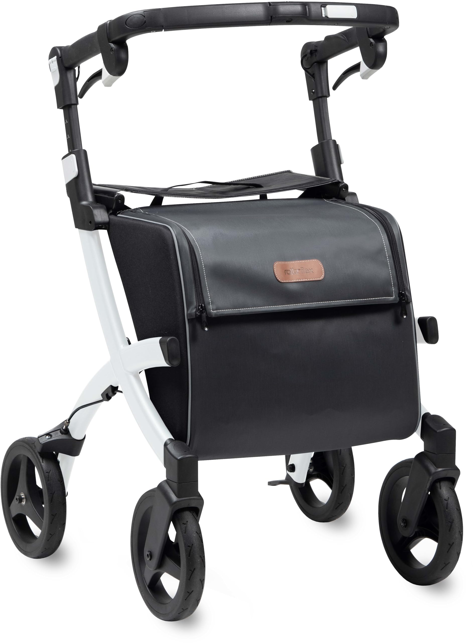 Amazon.com: Rollz Flex 2 Matt Black - Upright Rollator Walker with
