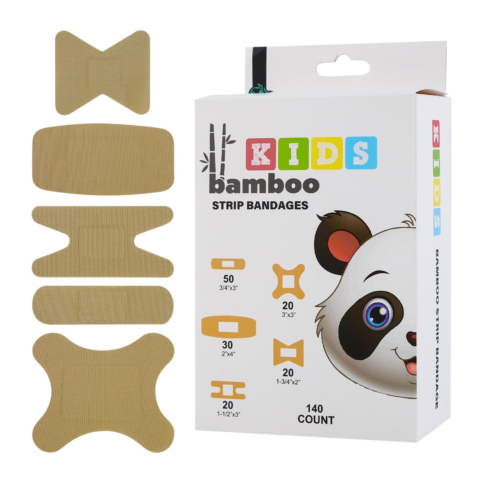 Ecofrenzy Bamboo Bandages 140 Count