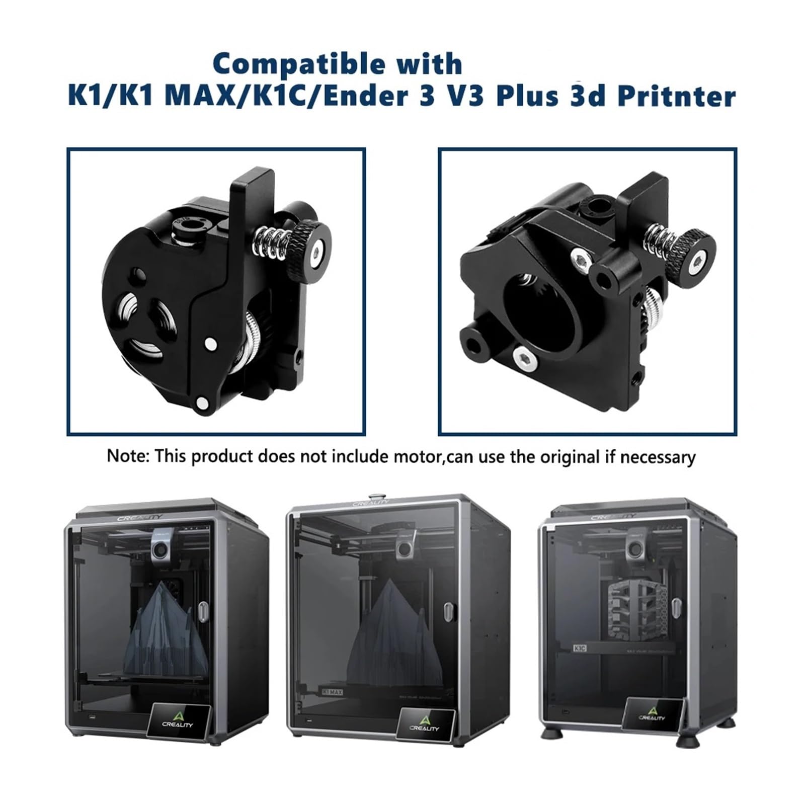 K1Max Extruder Upgrade for K1 K1C K1 Max Ender 3 V3 Plus Extruder Kit 3D Drucker Zubehör(1pcs)