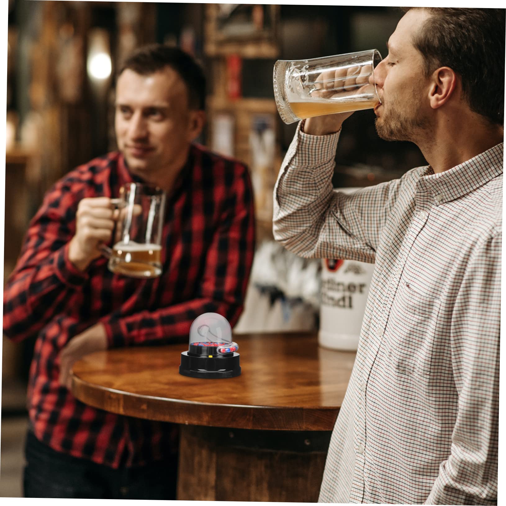 KONTONTY Electric Bingo Machine Jumbo Ball Selector Fun Game for Boys and Girls